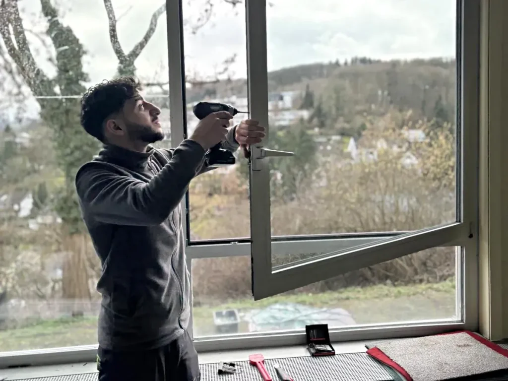 Reparatur von mechanischen Bauteilen im Rahmen