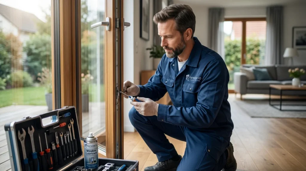 Fensterbeschläge richtig ölen und warten für eine lange Lebensdauer