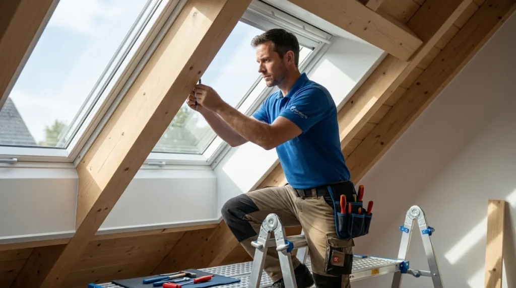 Oberlichter warten und reparieren: Tipps für schwer zugängliche Fenster
