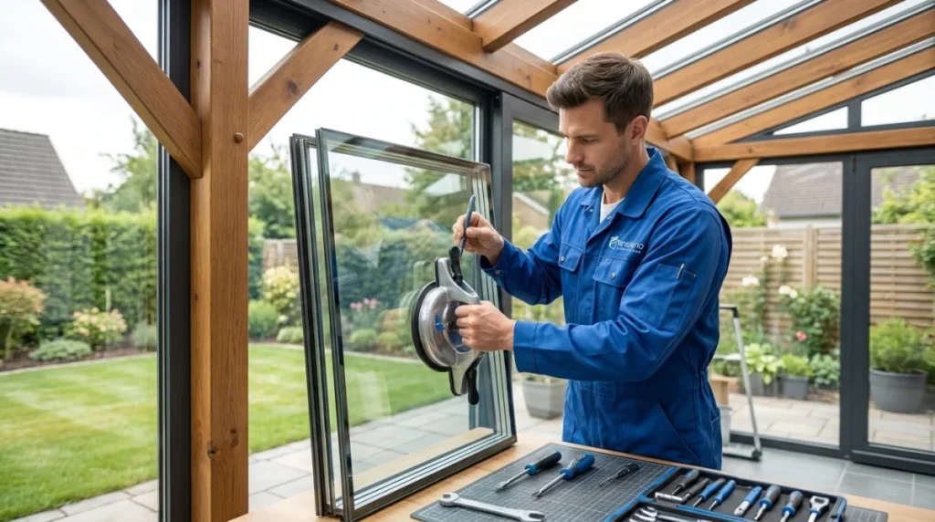 Wintergartenfenster reparieren: Besondere Anforderungen an Statik und Glas